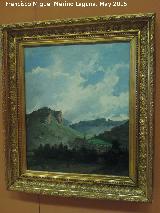 Peñas de Castro. Cuadro de Pedro Rodríguez de la Torre 1878. Museo Provincial de Jaén
