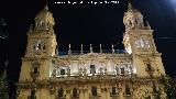 Catedral de Jaén. Fachada. De noche
