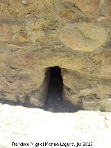La Mota. Murallas. Desagüe