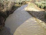 Río Frío. En crecida por el Puente Viejo de los Villares