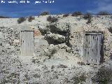 Casas Cueva de Galera. En la Zona I de la Necrópolis Ibérica de Tútugi