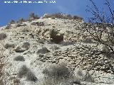 Casas Cueva de Galera. En la Zona II de la Necrópolis Ibérica de Tútugi