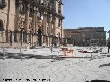 Plaza de Santa María. En obras