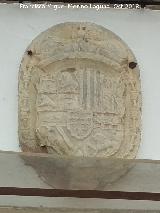 Casa de la Plaza del Fuerte nº 1. Escudo