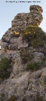 Peñas de Castro. Formación rocosa del oeste