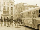 Plaza de Santa María. Foto antigua