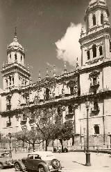 Catedral de Jaén. Fachada. Foto antigua