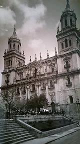 Catedral de Jaén. Fachada. Foto antigua
