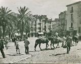 Plaza de la Constitución. Foto antigua. Archivo IEG