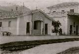 Estación de Jaén. Foto antigua. Cantina