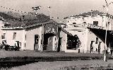 Estación de Jaén. Foto antigua. Cantina