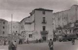 Plaza de la Constitución. Foto antigua. Muebles Pozas en sus comienzos