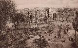 Plaza de la Constitución. Foto antigua. Plaza de las Palmeras y Dean Mazas juntas