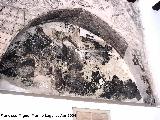Iglesia de la Magdalena. Frescos góticos encontrados en el patio