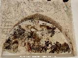 Iglesia de la Magdalena. Frescos góticos encontrados en el patio