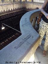 Catedral de Jaén. Sobrecoro. Grapas de hierro