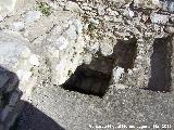 Castillo de Hútar. Hueco de las escaleras