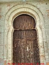 Puerta. Iglesia de Santa María la Blanca - Barcience