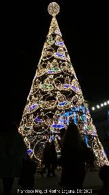 Plaza de Santa María. Iluminación navideña
