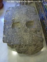 Casa de los Morales. Inscripción romana