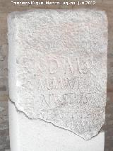 Iglesia de la Magdalena. Inscripción romana