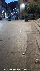 Plaza de Santa María. Línea de muralla