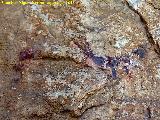 Pinturas rupestres del Arroyo de Tíscar I Grupo II. Mancha y cáprido