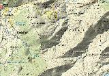Caldera del Tío Lobo. Mapa