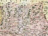Río Rumblar. Mapa 1782
