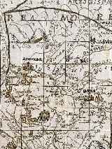 Río Rumblar. Mapa de 1641