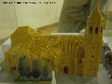 Basílica de San Ildefonso. Maqueta de platilina de Agustín Garzón