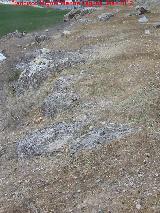Oppidum Cerro San Cristóbal. Murallas