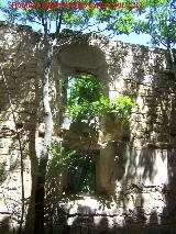Ermita-Hospedería Madre de Dios del Campo. Muro del habitáculo norte