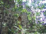 Ermita-Hospedería Madre de Dios del Campo. Muro del patio del ala Este