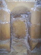 Castillo de Sabiote. Bodegas. Nicho para cántara
