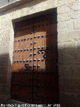 Puerta. Palacio de María Contreras Leiva y Biedma Iranzo - Jaén