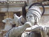 Catedral de Jaén. Fachada. Paloma de San Gregorio Magno