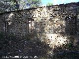 Casa forestal de la Hoya del Caño. Parte trasera