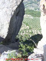 Peñas de Castro. Pasillo rocoso