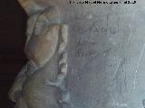Catedral de Jaén. Sobrecoro. Pintada de presos de la Guerra Civil