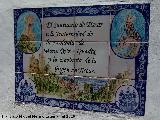 Santuario de Tíscar. Placa