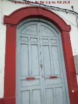 Puerta. Poblado de la Central Hidroeléctrica de Río Frío - Los Villares