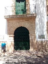 Santuario de Tíscar. Portada de la Casa de Hermandad