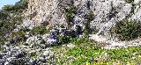 Peñas de Castro. Posible construcción en las paredes del sureste