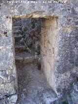 Castillo de Hútar. Puerta de acceso