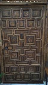 Puerta. Puerta de taracea. Santuario de Tíscar - Quesada