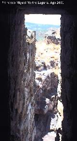 Castillo del Berrueco. Puerta del torreón circular derecho