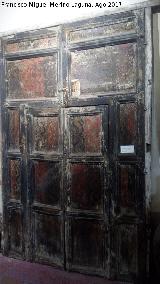 Puerta. Puerta policromada de estilo plateresco. Museo de Arte Andalusí - Úbeda