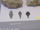 Museo Arqueológico de Galera. Puntas de flecha de cobre prehistóricas