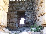 Castillo de Otiñar. Torreón de Acceso. Saetera